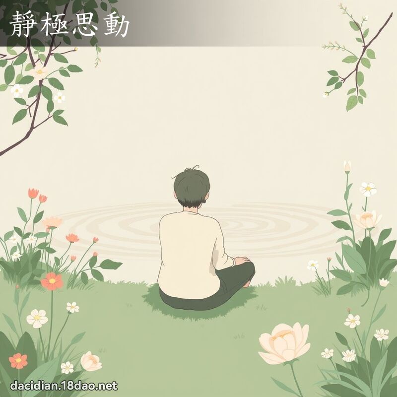 靜極思動 - 國語大辭典配圖