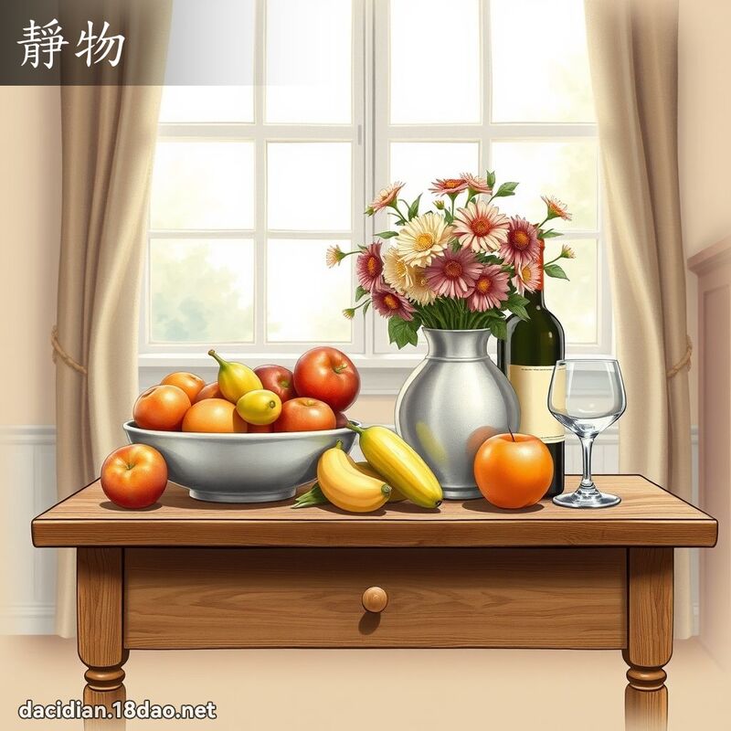 静物 - 国语大辞典配图