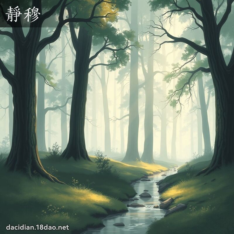 静穆 - 国语大辞典配图