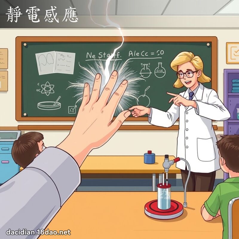 静电感应 - 国语大辞典配图