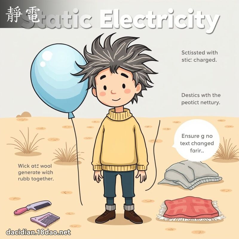 靜電 - 國語大辭典配圖