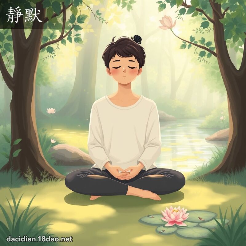 静默 - 国语大辞典配图