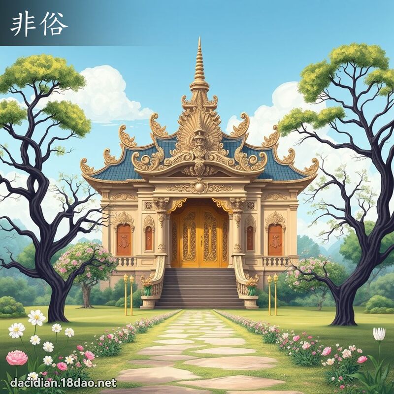 非俗 - 國語大辭典配圖