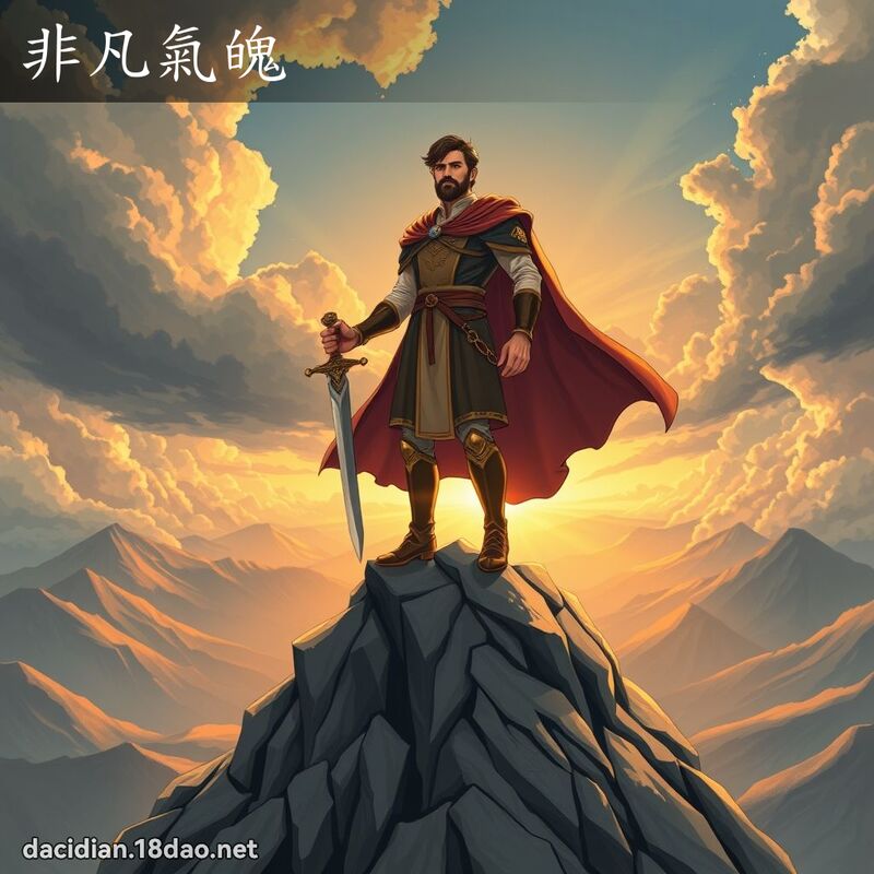 非凡气魄 - 国语大辞典配图