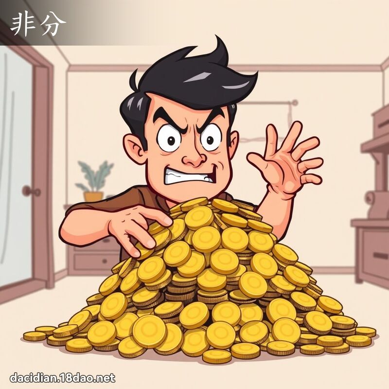 非分 - 國語大辭典配圖