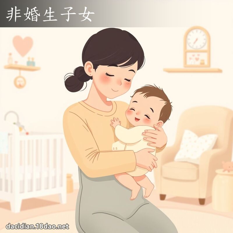 非婚生子女 - 國語大辭典配圖