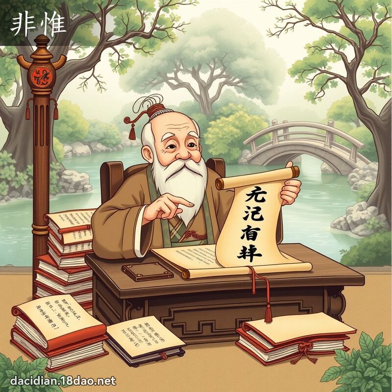 非惟 - 国语大辞典配图