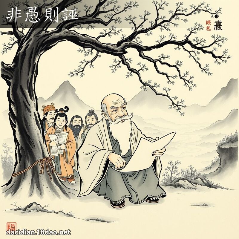 非愚则诬 - 国语大辞典配图