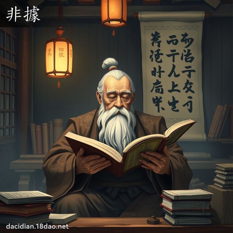 非據 - 國語大辭典配圖