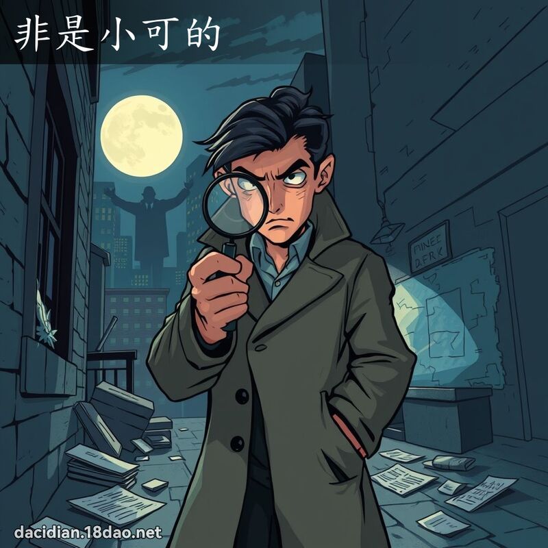 非是小可的 - 国语大辞典配图