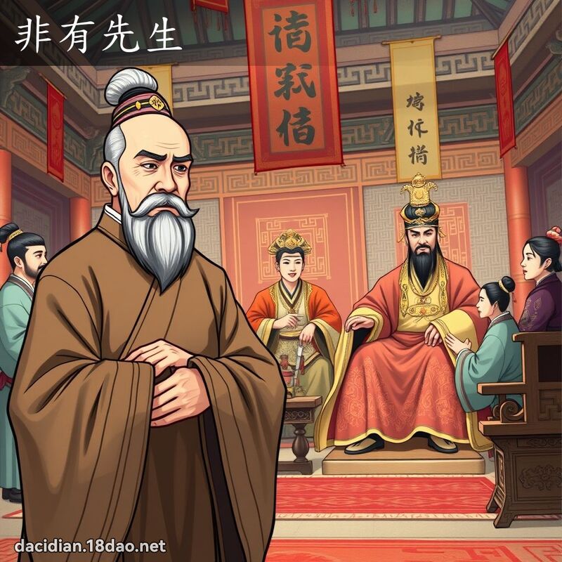 非有先生 - 国语大辞典配图