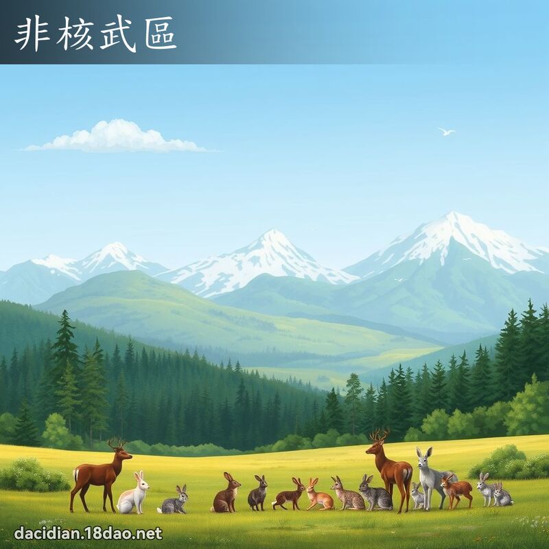非核武區 - 國語大辭典配圖
