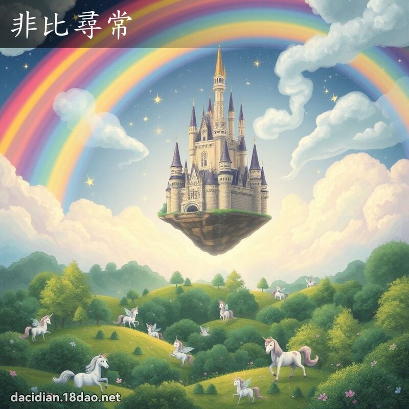 非比尋常 - 國語大辭典配圖