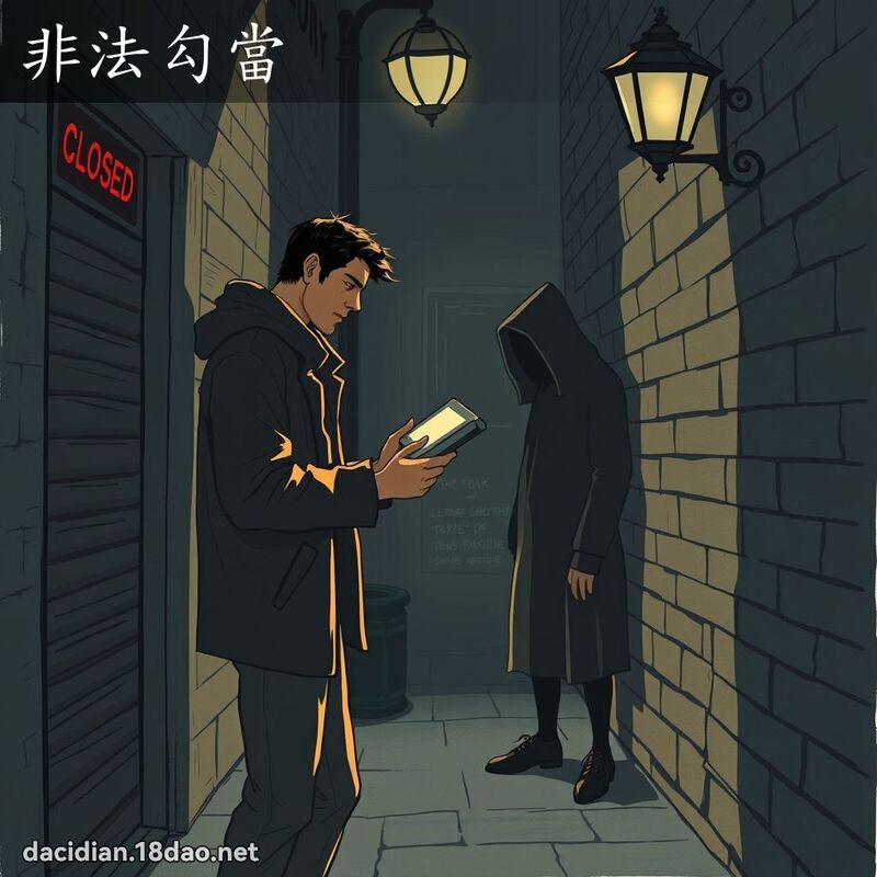 非法勾当 - 国语大辞典配图