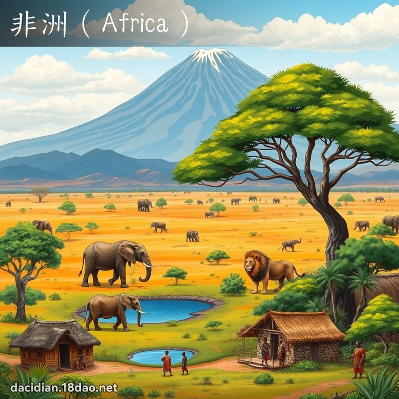 非洲（Africa） - 国语大辞典配图