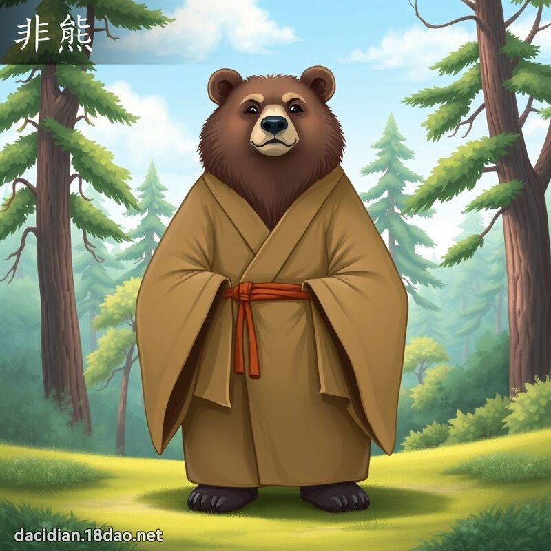 非熊 - 國語大辭典配圖