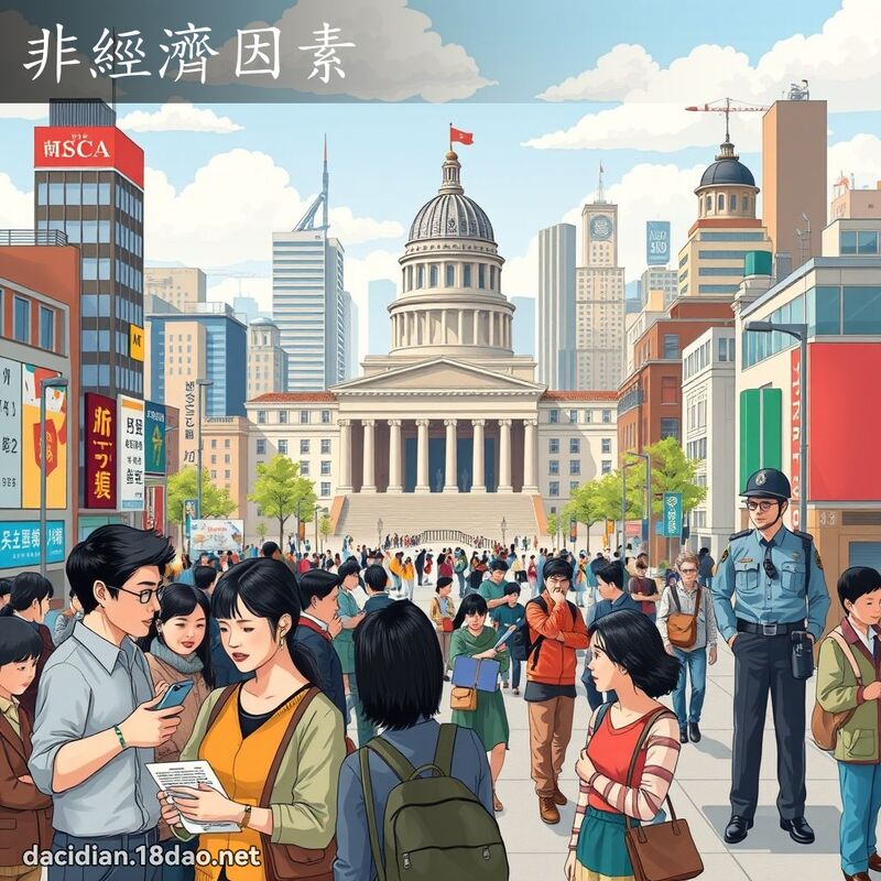 非经济因素 - 国语大辞典配图
