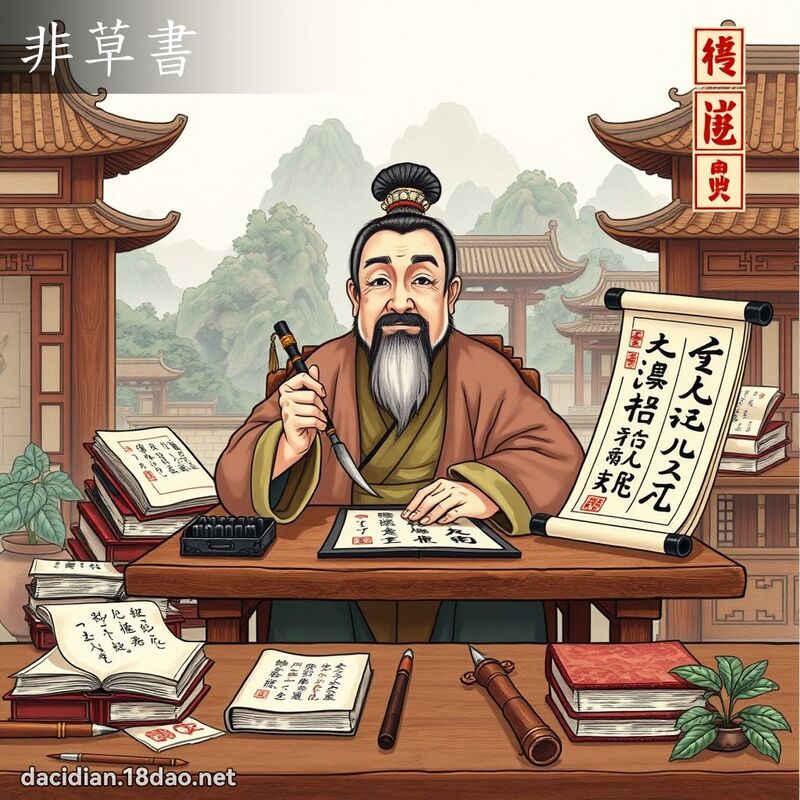 非草書 - 國語大辭典配圖