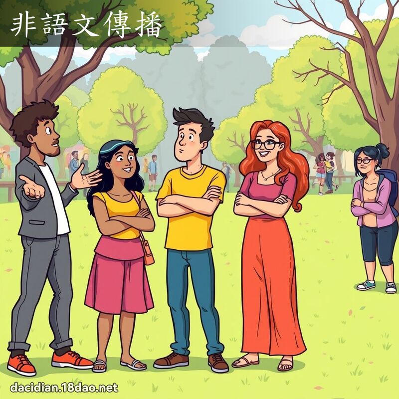 非語文傳播 - 國語大辭典配圖