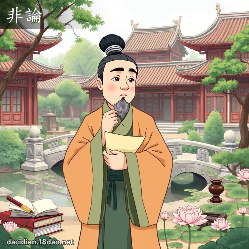 非论 - 国语大辞典配图