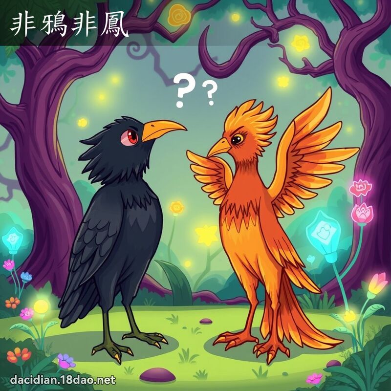非鸦非凤 - 国语大辞典配图