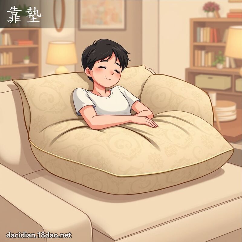 靠墊 - 國語大辭典配圖