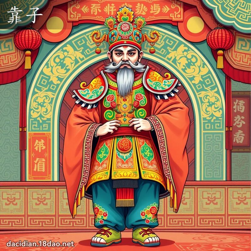 靠子 - 国语大辞典配图