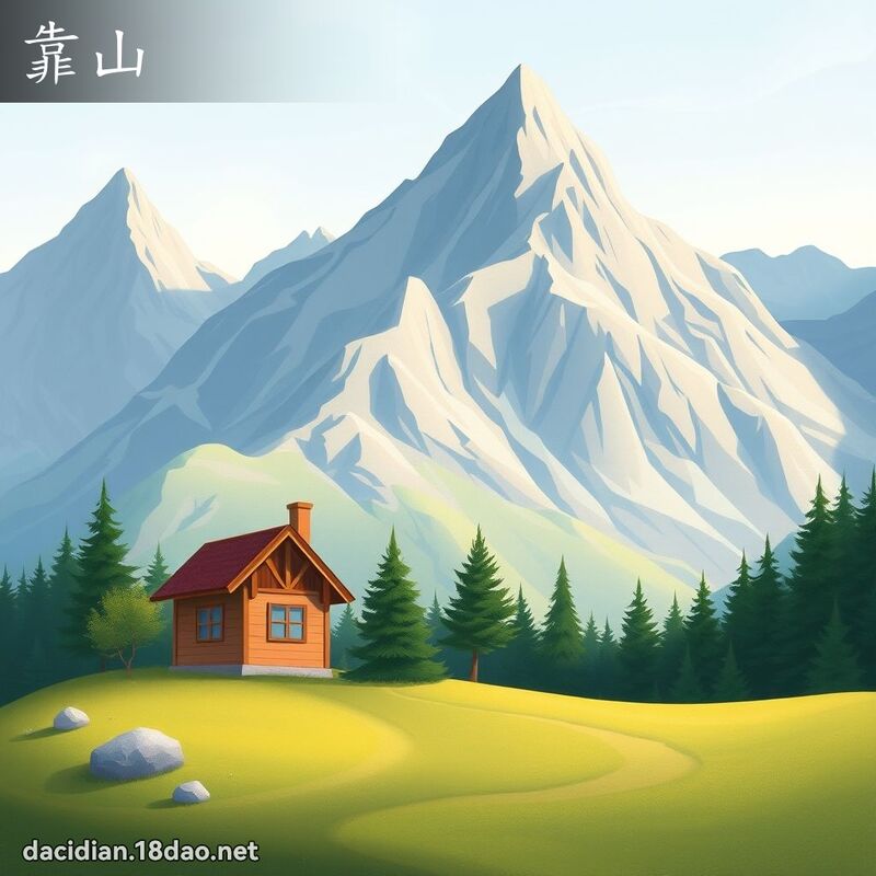 詞語: 靠山 (多意詞)