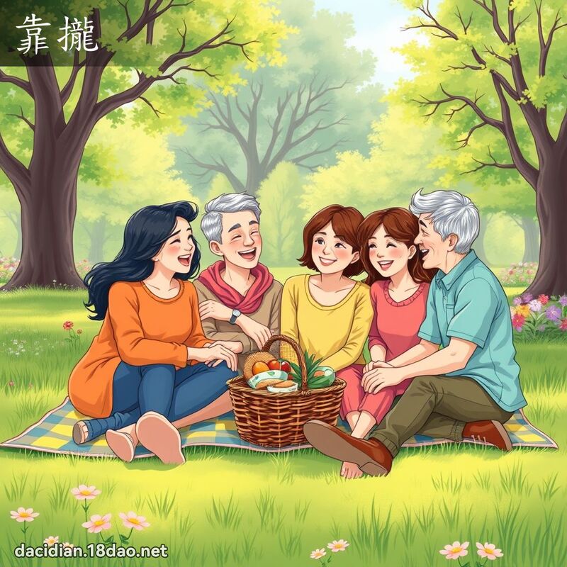 靠攏 - 國語大辭典配圖