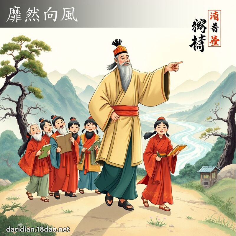 靡然向风 - 国语大辞典配图