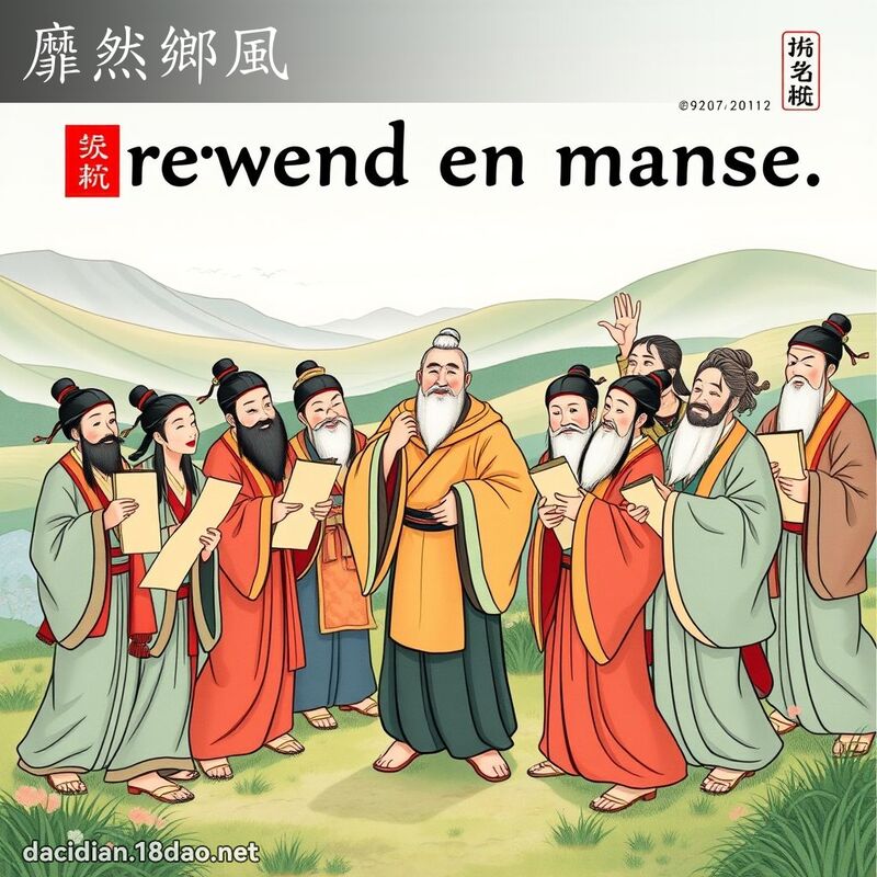 靡然乡风 - 国语大辞典配图