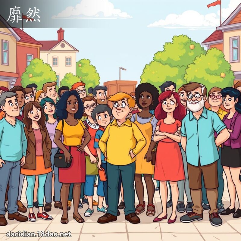 靡然 - 國語大辭典配圖