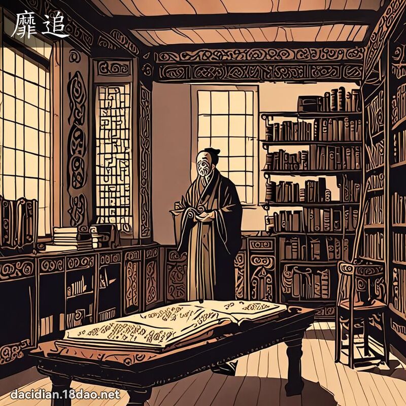 靡追 - 國語大辭典配圖