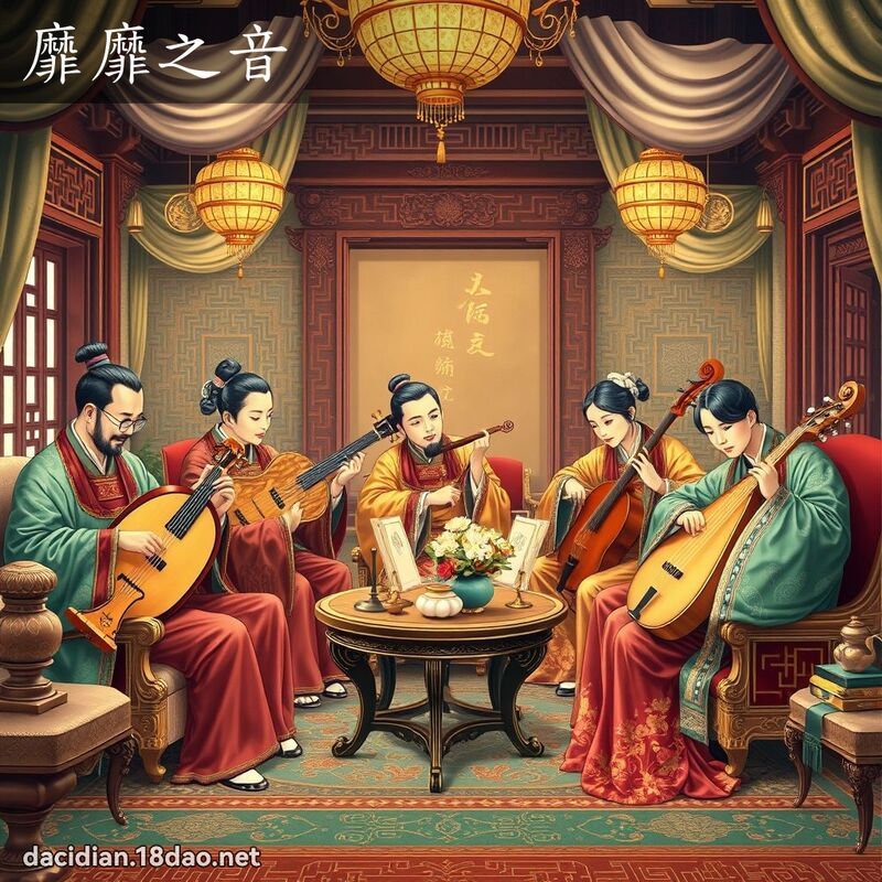靡靡之音 - 國語大辭典配圖