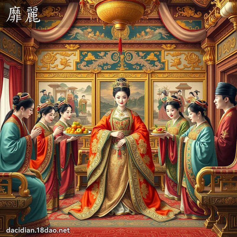 靡麗 - 國語大辭典配圖