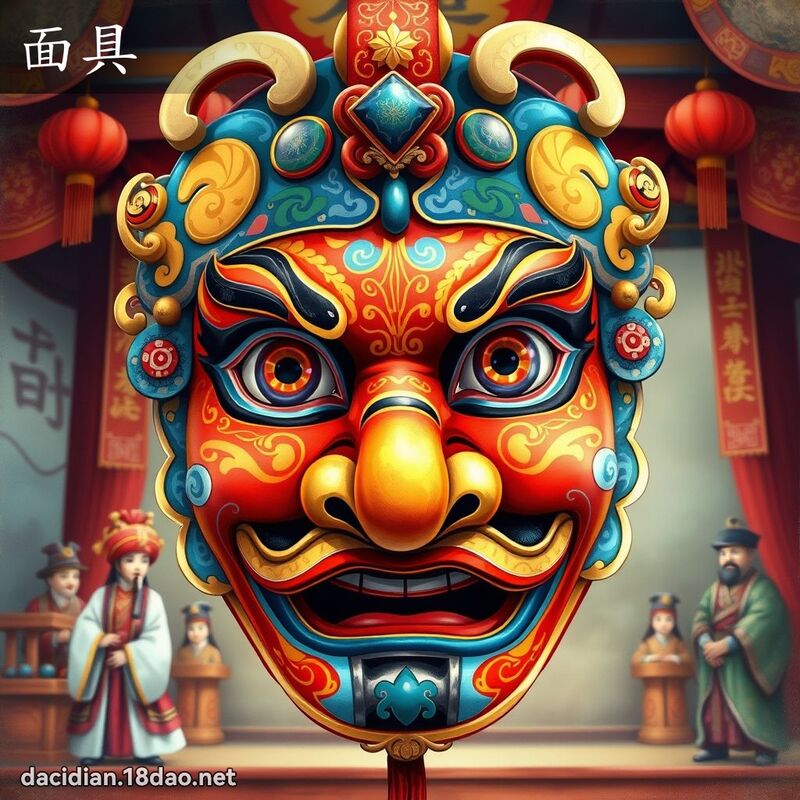 面具 - 國語大辭典配圖