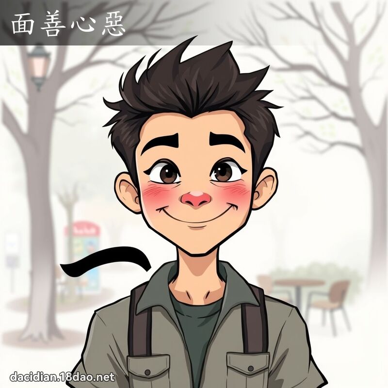 面善心惡 - 國語大辭典配圖