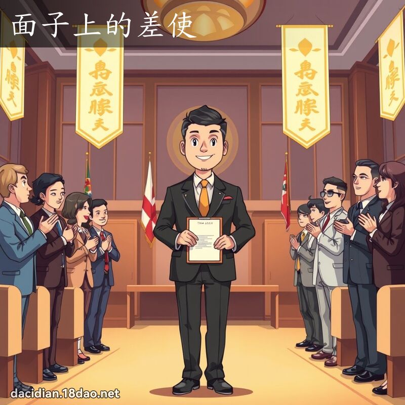 面子上的差使 - 國語大辭典配圖