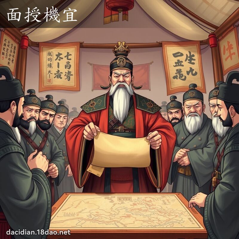 面授机宜 - 国语大辞典配图