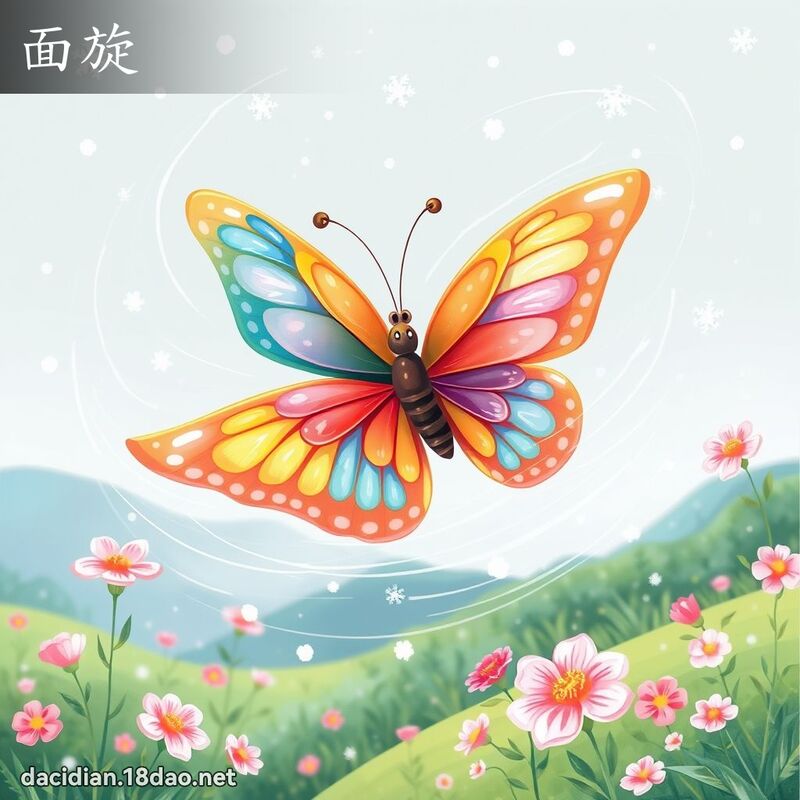 面旋 - 國語大辭典配圖