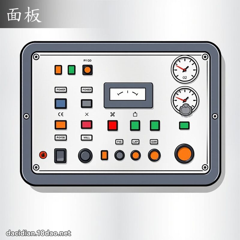面板 - 國語大辭典配圖