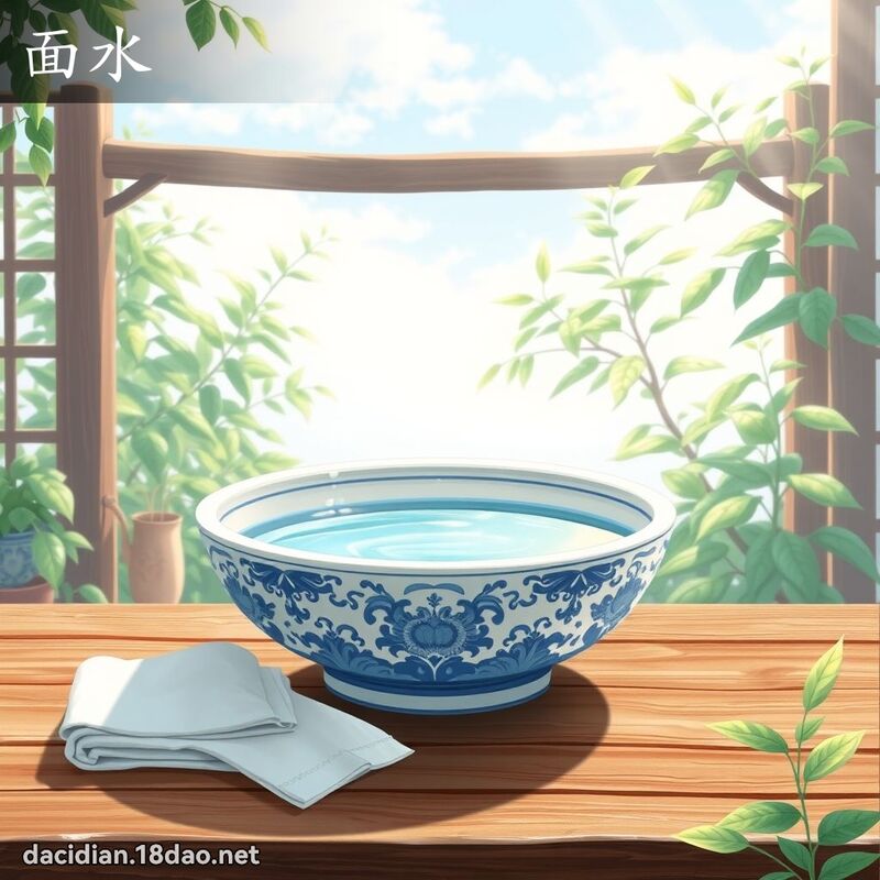 面水 - 国语大辞典配图