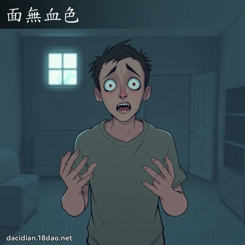 面無血色 - 國語大辭典配圖