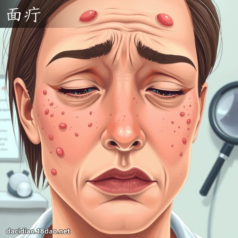 面疔 - 國語大辭典配圖