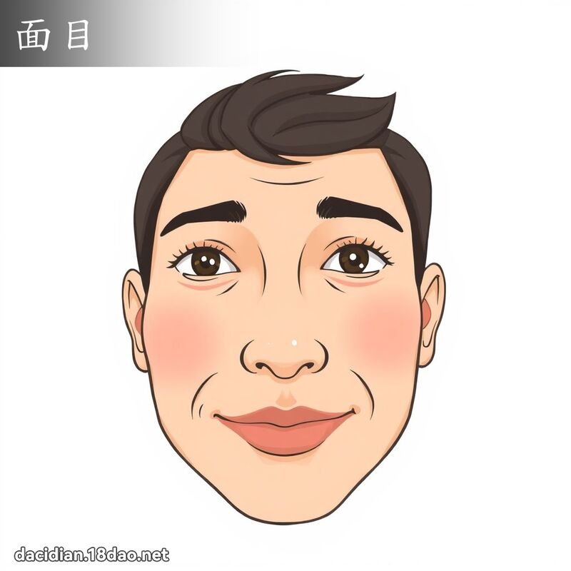 面目 - 國語大辭典配圖