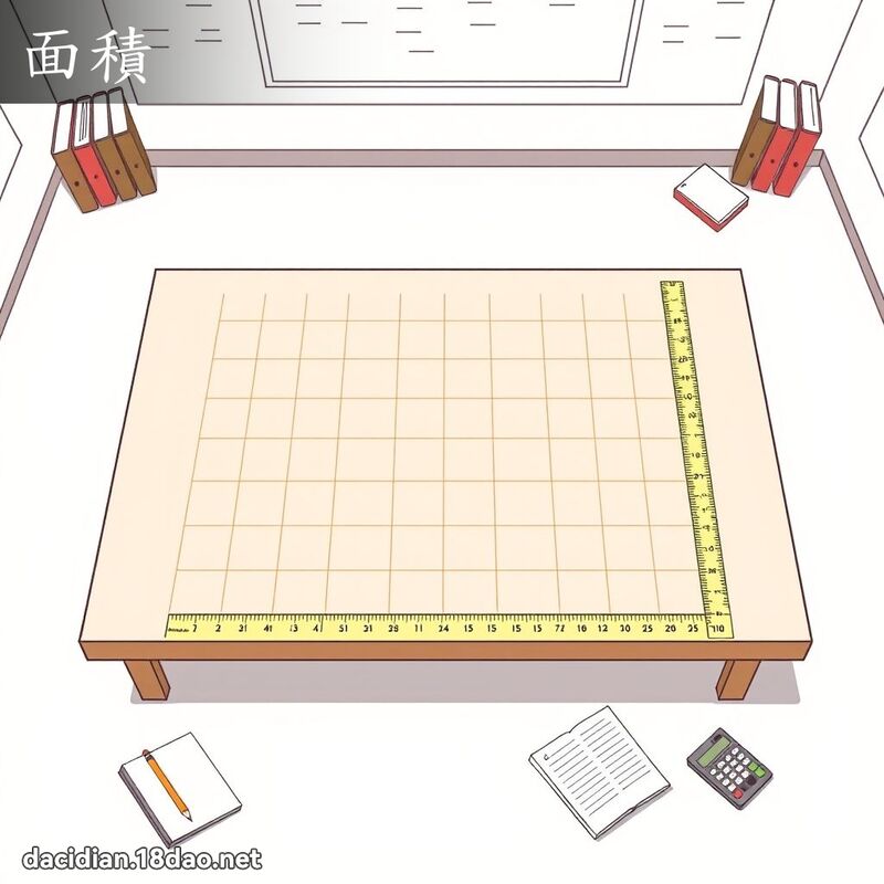 面積 - 國語大辭典配圖
