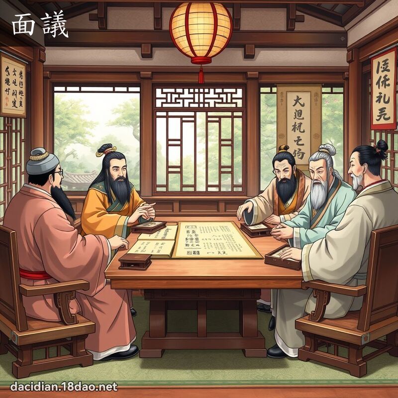 面議 - 國語大辭典配圖