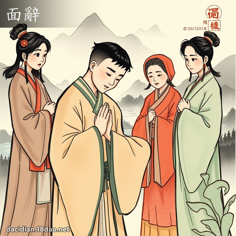 面辞 - 国语大辞典配图