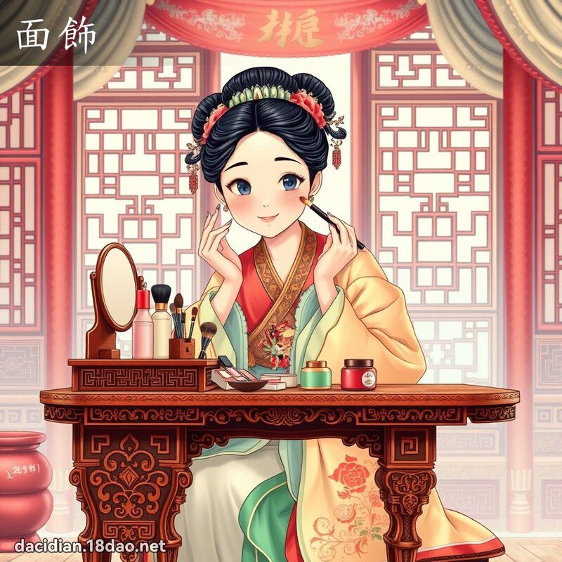 面飾 - 國語大辭典配圖