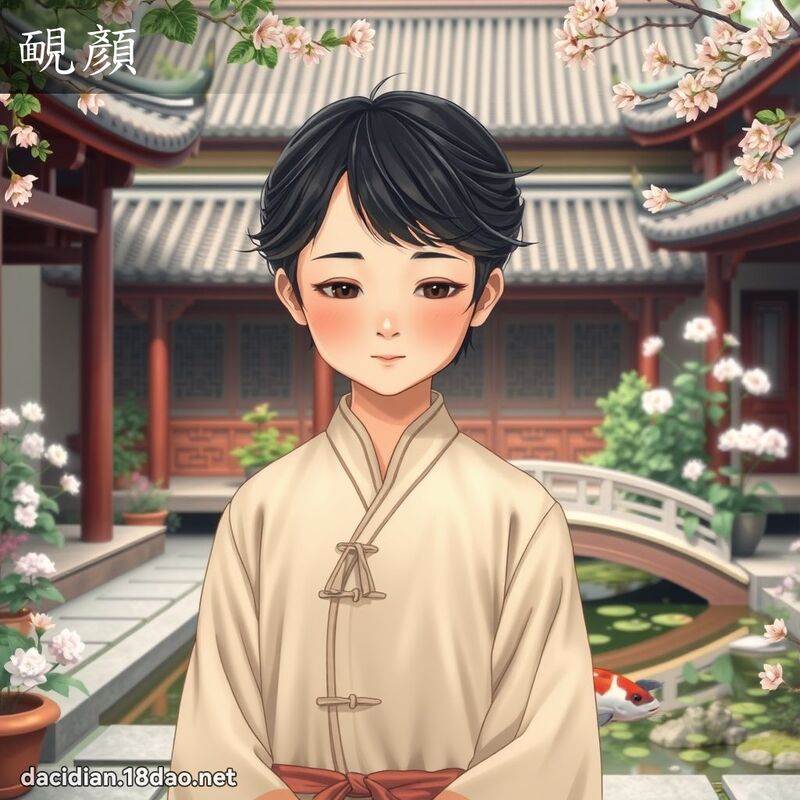 靦顏 - 國語大辭典配圖